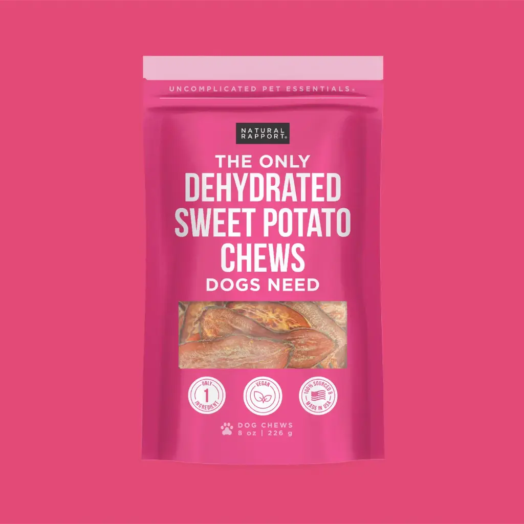The Only Dehydrated Sweet Potato Chews Dogs Need