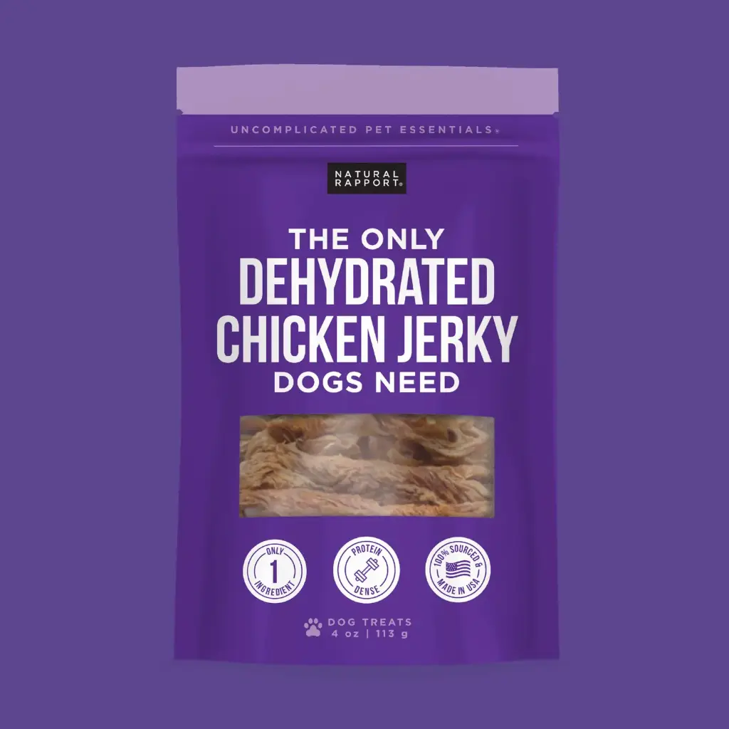 The Only Dehydrated Chicken Jerky Dogs Need