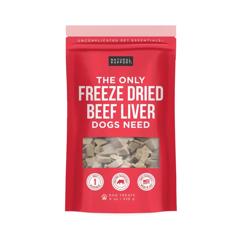 The Only Freeze Dried Beef Liver Dogs Need