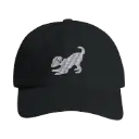 Paws & Tails Embroidered Puppy Cap - Black