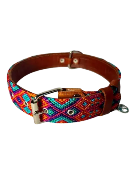 Dog Collar - Handmade Artisan Holbox XL