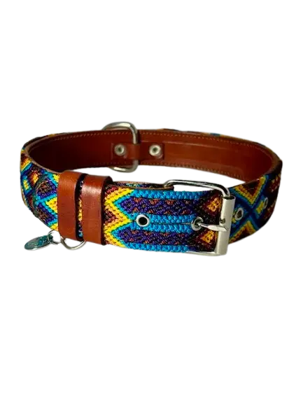 Dog Collar - Handmade Artisan Holbox XL