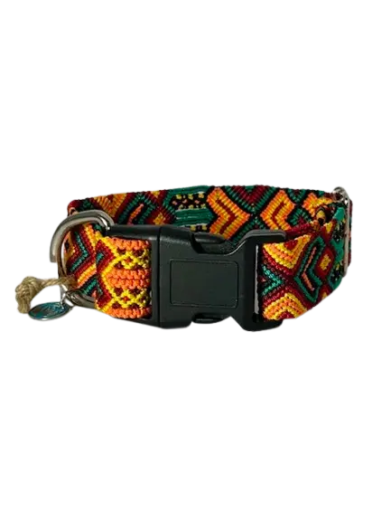 Dog Collar - Handmade Artisan Quick Release L-XL