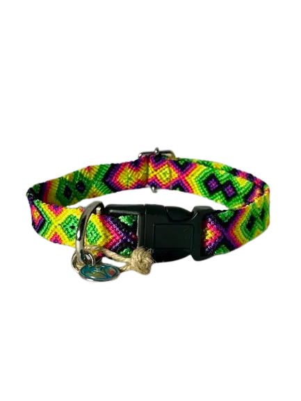 Dog Collar - Handmade Artisan Quick Release M-L