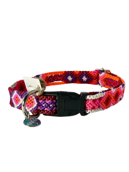 Dog Collar - Handmade Artisan Quick Release M-L