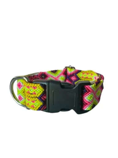 Dog Collar - Handmade Artisan Quick Release L-XL 