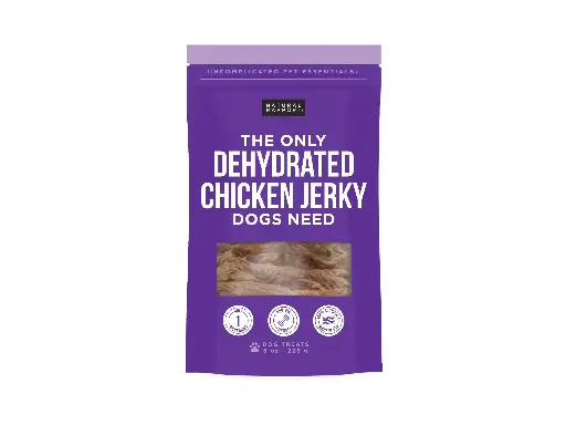 The Only Dehydrated Chicken Jerky Dogs Need