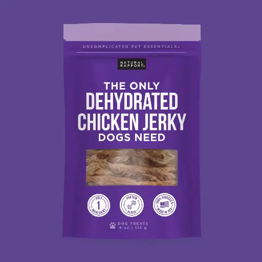 The Only Dehydrated Chicken Jerky Dogs Need