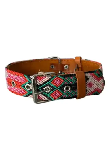 Dog Collar - Handmade Artisan Holbox L