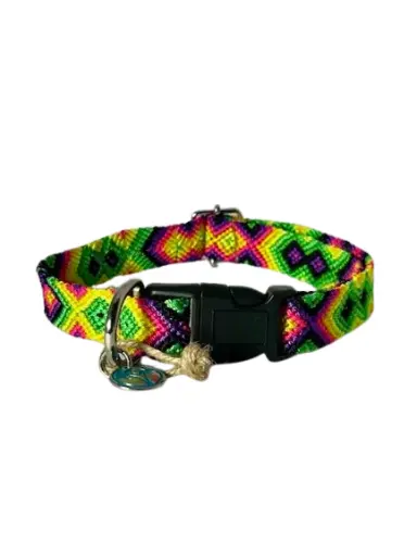 Dog Collar - Handmade Artisan Quick Release M-L