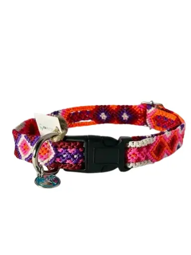 Dog Collar - Handmade Artisan Quick Release M-L